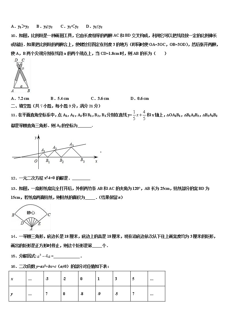 2022年河北省沧州孟村县联考中考数学考试模拟冲刺卷含解析第3页