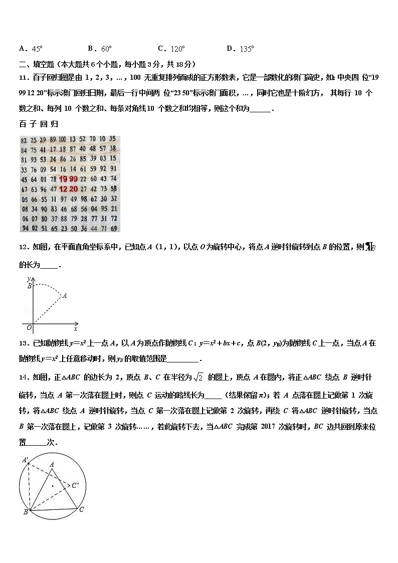 2022年河南省漯河市召陵区重点名校中考数学模拟预测题含解析03