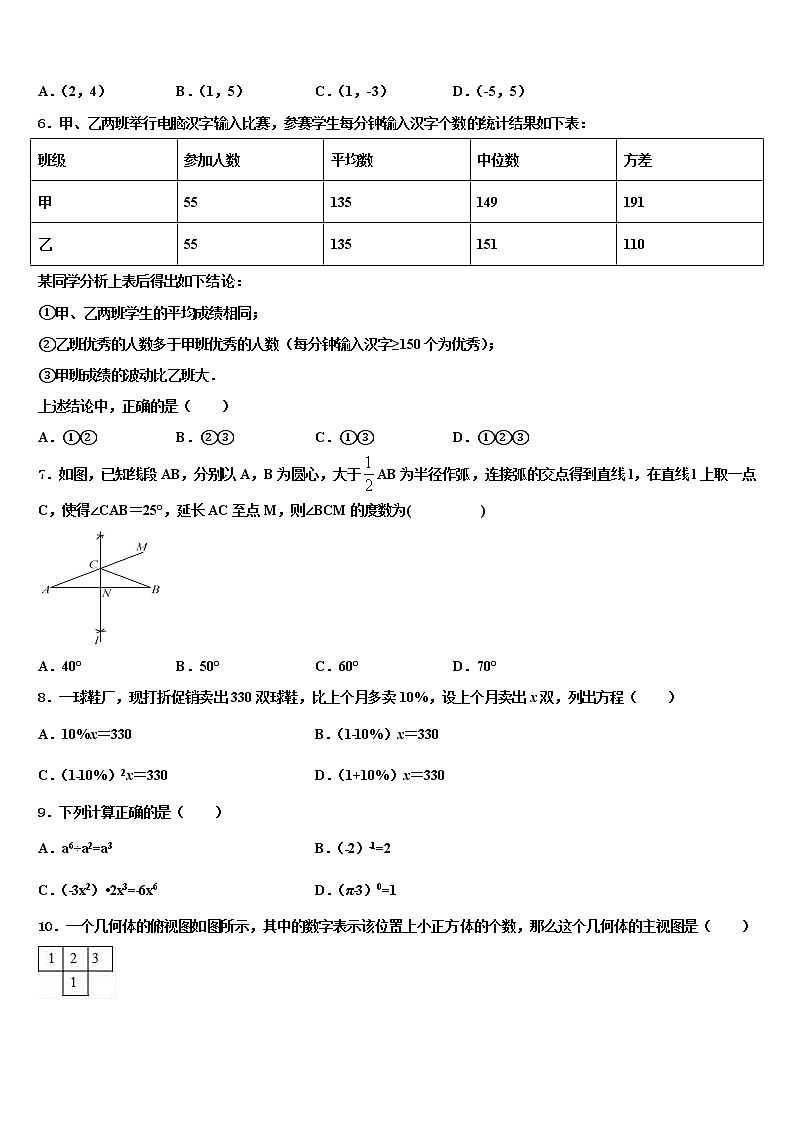 2022年黑龙江省大庆市三十二中学中考数学最后冲刺模拟试卷含解析02