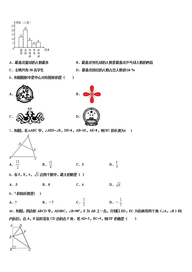 2022年河南省郑州市登封市重点中学中考数学对点突破模拟试卷含解析02