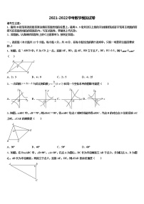 2022年湖南省张家界五道水镇中学中考试题猜想数学试卷含解析