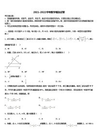 2022年湖南省长沙市岳麓区长郡梅溪湖达标名校中考三模数学试题含解析