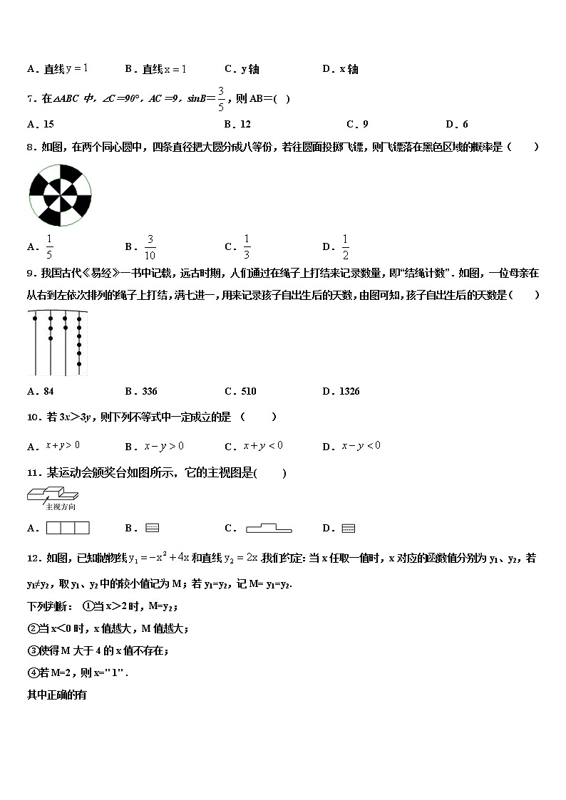 2022年湖北省襄阳市襄阳五中学实验中学中考数学最后一模试卷含解析第2页