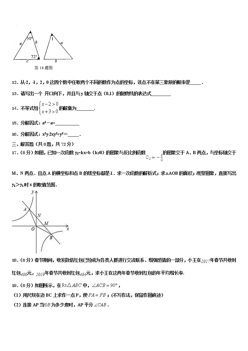 2022年湖南省长沙市湖南广益实验中学中考数学全真模拟试题含解析03