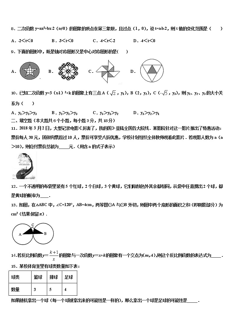 2022年北京七中学中考数学模拟预测题含解析02
