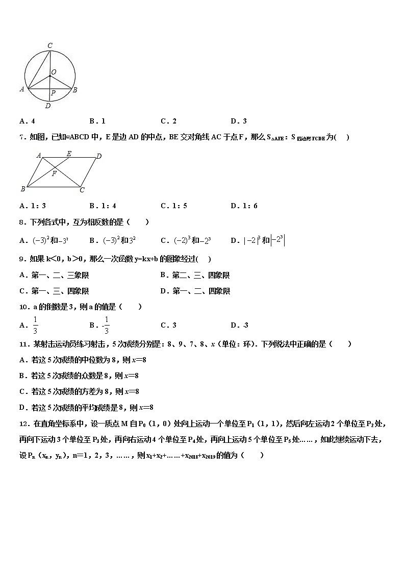 2022年安徽省宣城市宣州区雁翅校中考考前最后一卷数学试卷含解析02
