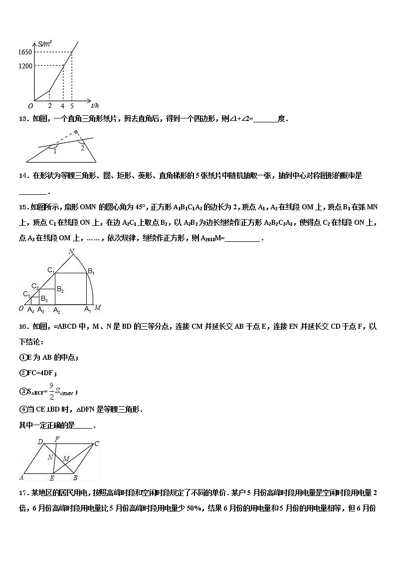 2022年北京市昌平二中学南校区重点名校中考数学模拟预测试卷含解析03