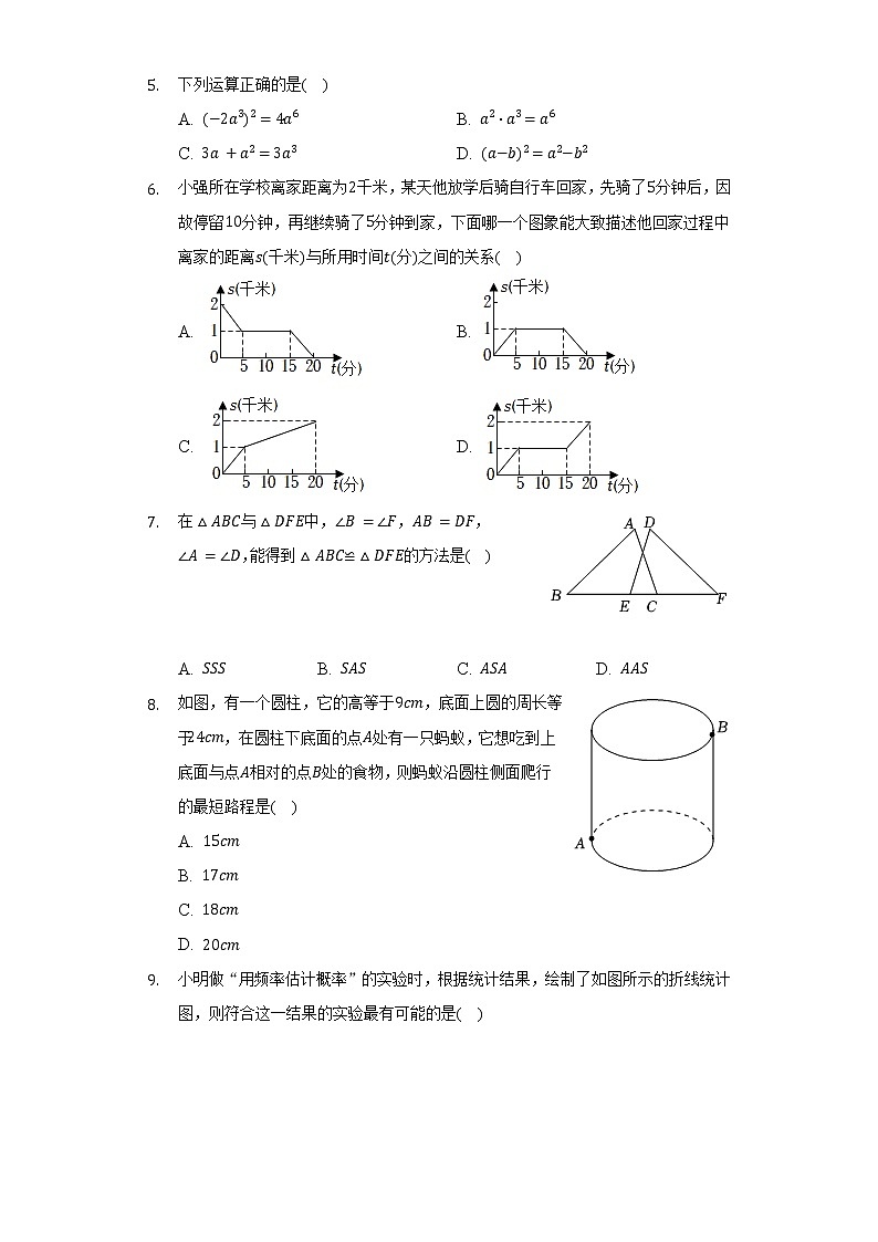2021-2022学年山东省济南市长清区七年级（下）期末数学试卷（含解析）02