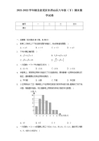 2021-2022学年湖北省武汉市洪山区八年级（下）期末数学试卷（含解析）