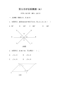 人教版第五章 相交线与平行线综合与测试精品综合训练题