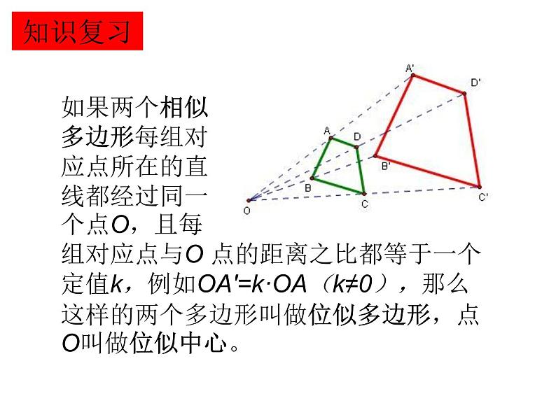 初中数学 九年级下册  图形的位似 课件04