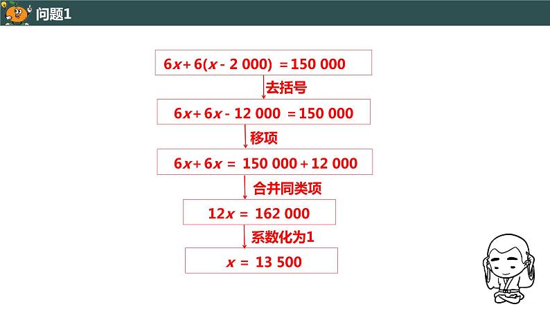 3.3.1 利用去括号解一元一次方程-2022--2023学年七年级上册数学同步课件(人教版)04