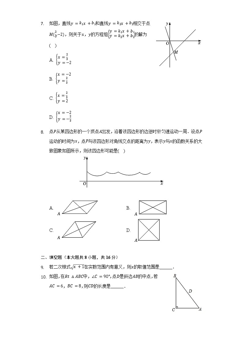 2021-2022学年北京市西城区八年级（下）期末数学试卷（含解析）02