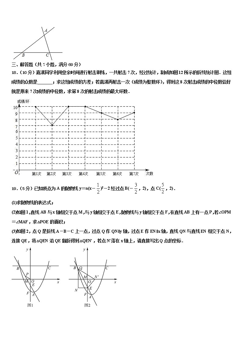 2022年湖南长沙长郡梅溪湖中学中考数学模拟试题含解析03