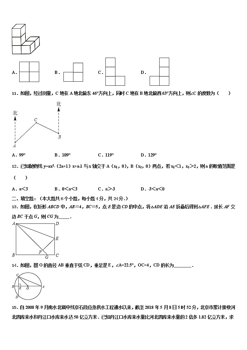 2022年吉林省四平市伊通县毕业升学考试模拟卷数学卷含解析第3页