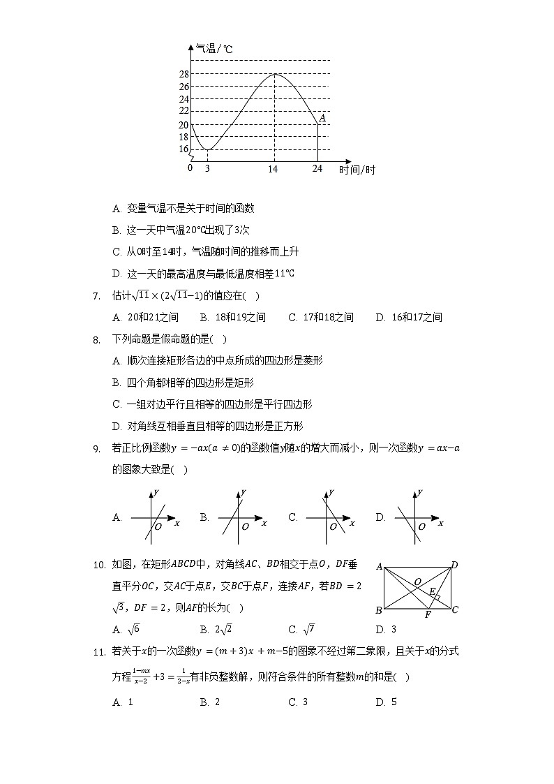 2021-2022学年重庆市开州区八年级（下）期末数学试卷（含解析）02