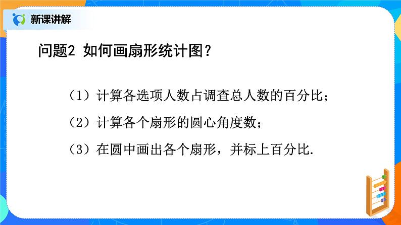 北师大版七年级数学上册6.3.1《扇形统计图》课件+教案05