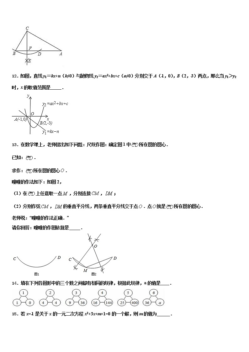 2022年江苏省泰兴市实验达标名校中考联考数学试题含解析03