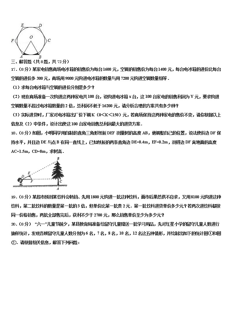 2022年江苏省仪征市扬子中学中考联考数学试题含解析03