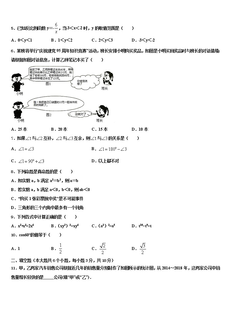 2022年江西省兴国县中考数学仿真试卷含解析02