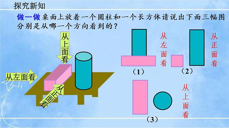 北师大版七年级上册教学课件—1.4 从三个方向看物体的形状06