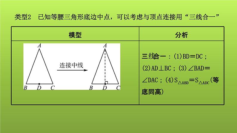 山东省2022年中考数学（五四制）一轮课件：小专题(二) 线段中点的模型应用第6页