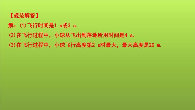 山东省2022年中考数学（五四制）一轮课件：第三章 第8课时 二次函数的实际应用03