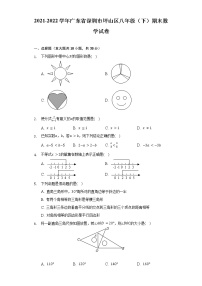 2021-2022学年广东省深圳市坪山区八年级（下）期末数学试卷（Word解析版）