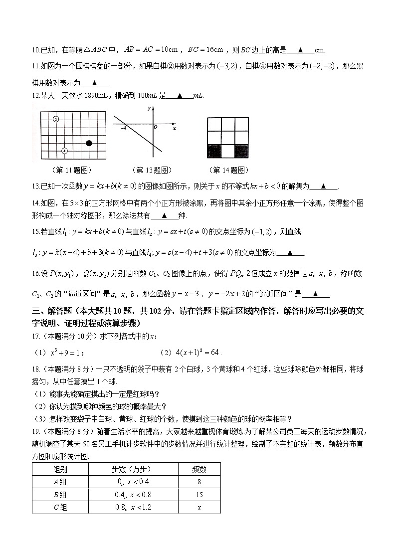 江苏省泰州市兴化市2021-2022学年八年级上学期期末数学试题(word版含答案)第2页