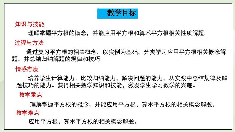 湘教版8上数学第三章3.1.2《平方根概念的运用》课件+教案02