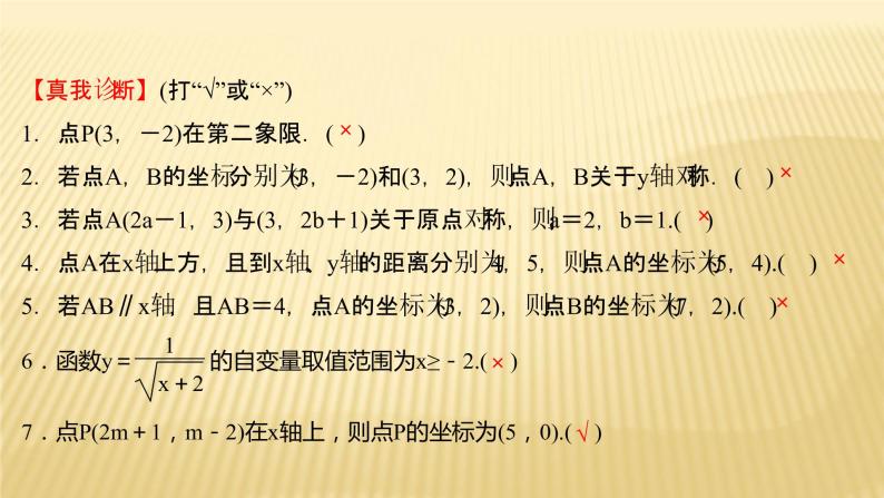 2022年广西桂林中考数学复习课件：第9讲 函 数 初 步04