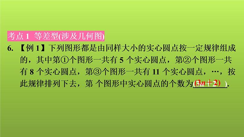 2022年中考数学人教版一轮复习课件：第34课　找规律第4页