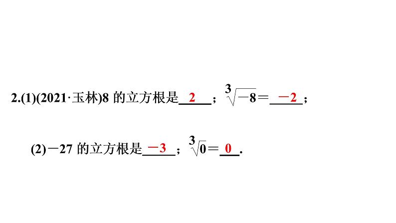 2022年中考数学人教版一轮复习课件：第4课　二次根式第5页