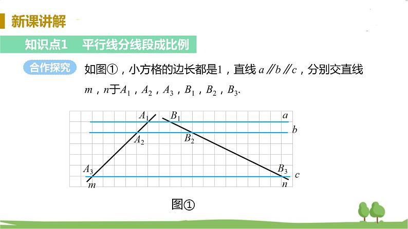 湘教版数学九年级上册 3.2  平行线分线段成比例 PPT课件+教案+习题05