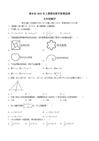 湖南省衡阳市祁东县2021-2022学年七年级下学期期末数学试题(word版含答案)