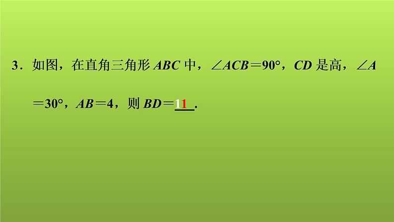 2022年中考数学人教版一轮复习讲练课件：第20课　特殊三角形第4页