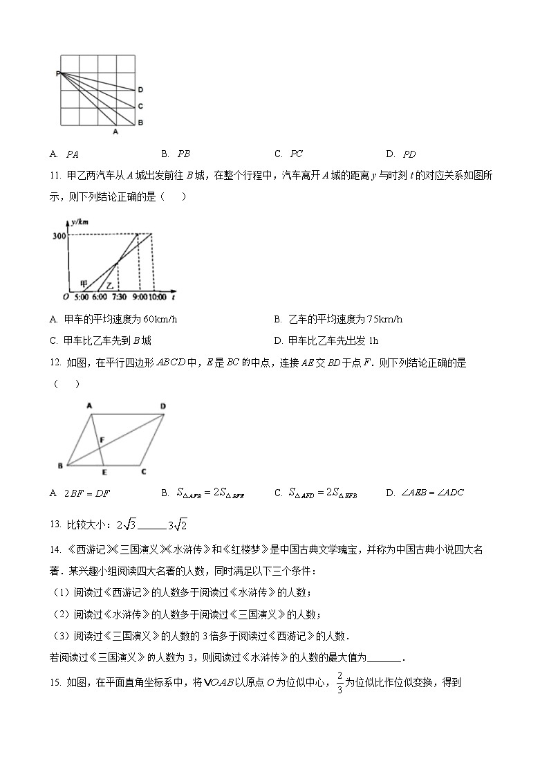 山东省潍坊市高密市2021-2022学年八年级下学期期末数学试题(word版含答案)第3页