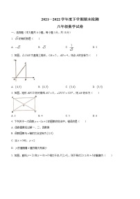 江西省宜春市高安市2021-2022学年八年级下学期期末数学试题(word版含答案)