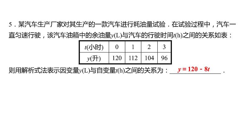 2021-2022 人教版数学 八年级下册 第十九章  19.1.2　函数的图象   课件+练习06