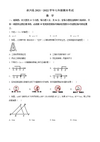 四川省乐山市沐川县2021-2022学年七年级下学期期末考试数学试题(word版含答案)