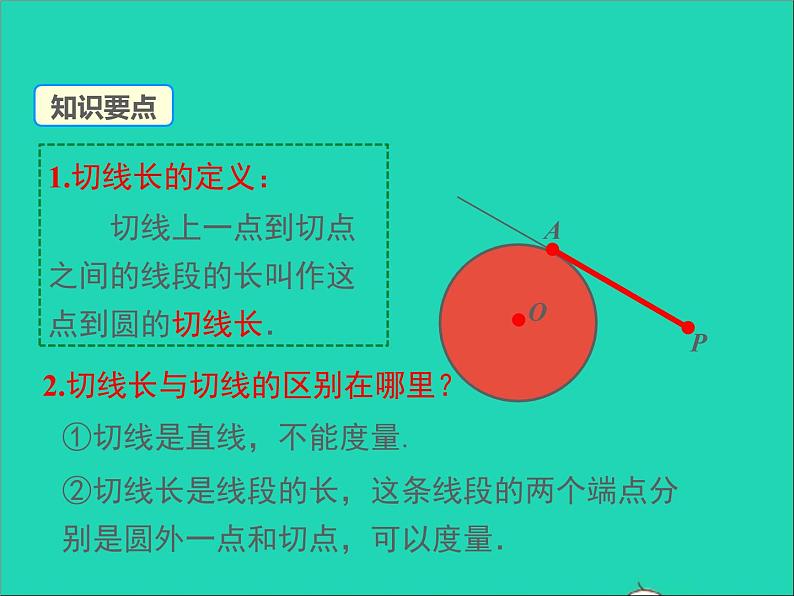 2022九年级数学上册第二十四章圆24.2点和圆直线和圆的位置关系第4课时课件新版新人教版05