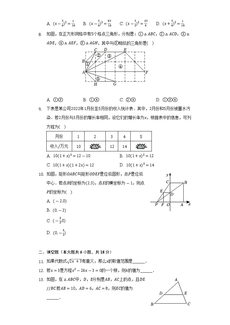 2021-2022学年山东省威海市文登区八年级（下）期末数学试卷（五四学制）（Word解析版）第2页