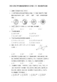 2021-2022学年湖南省郴州市七年级（下）期末数学试卷（Word解析版）