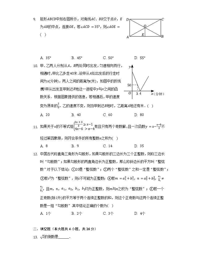 2021-2022学年重庆市忠县八年级（下）期末数学试卷（Word解析版）第2页