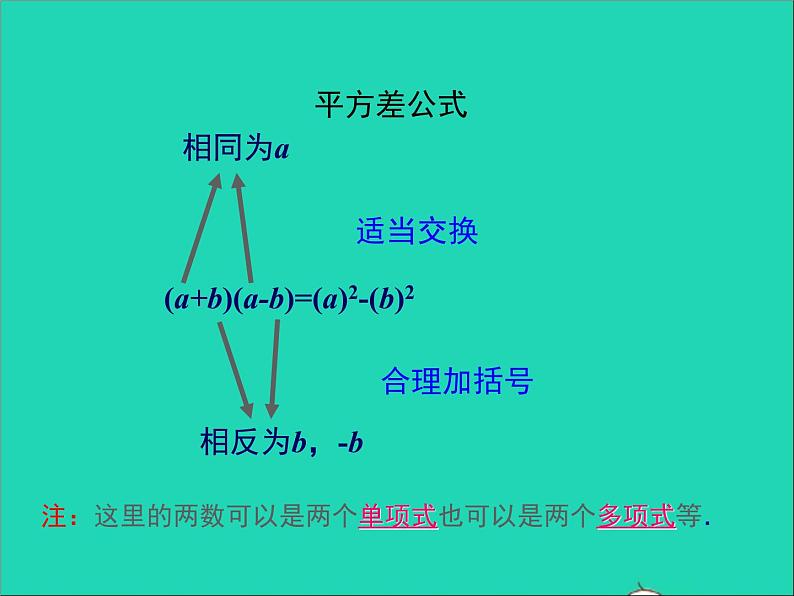 2022八年级数学上册第十四章整式的乘法与因式分解14.2乘法公式第1课时同步课件新版新人教版08