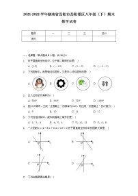 2021-2022学年湖南省岳阳市岳阳楼区八年级（下）期末数学试卷（Word解析版）