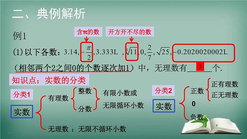 北师大版数学八年级上册 第二章  实数 复习 回顾与思考课件04