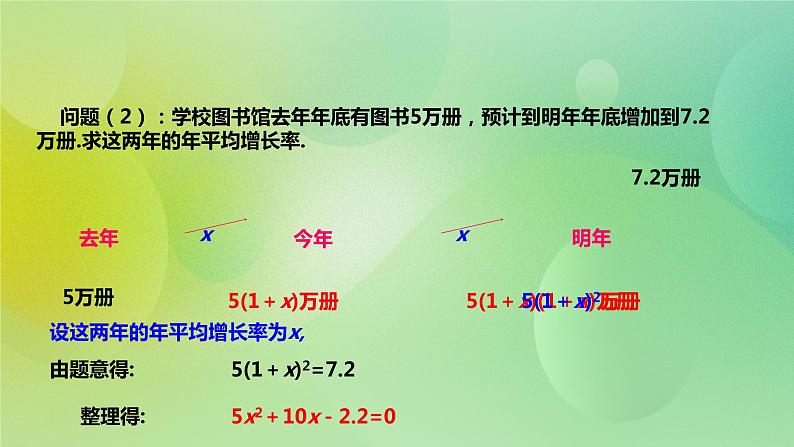 华师大版9上数学 22.1 一元二次方程 课件第5页