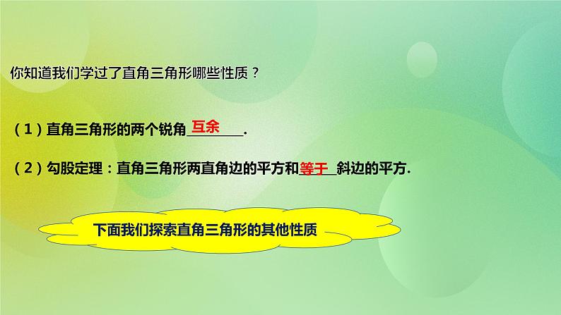 华师大版9上数学 24.2 直角三角形的性质 课件03