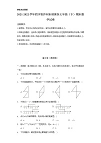 2021-2022学年四川省泸州市纳溪区七年级（下）期末数学试卷（Word解析版）